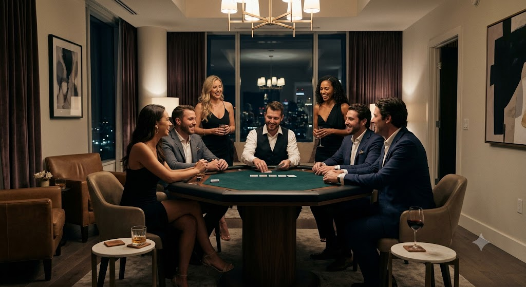 Private casino celebration party